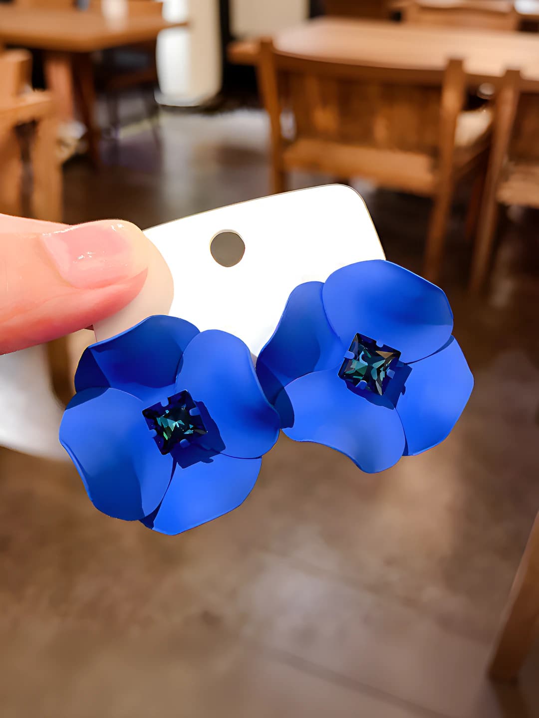 1# Klein blue flower, 3.5 cm