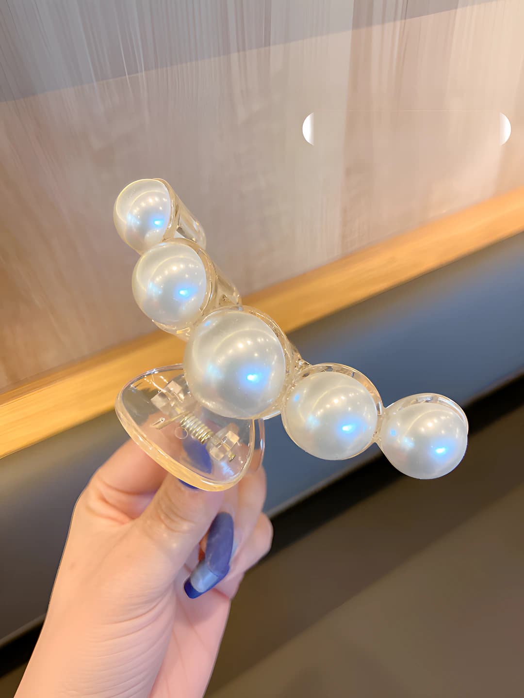 7# Large clear pearl 10cm