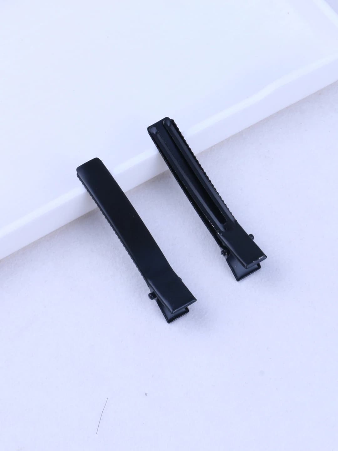 6CM Black double clip
