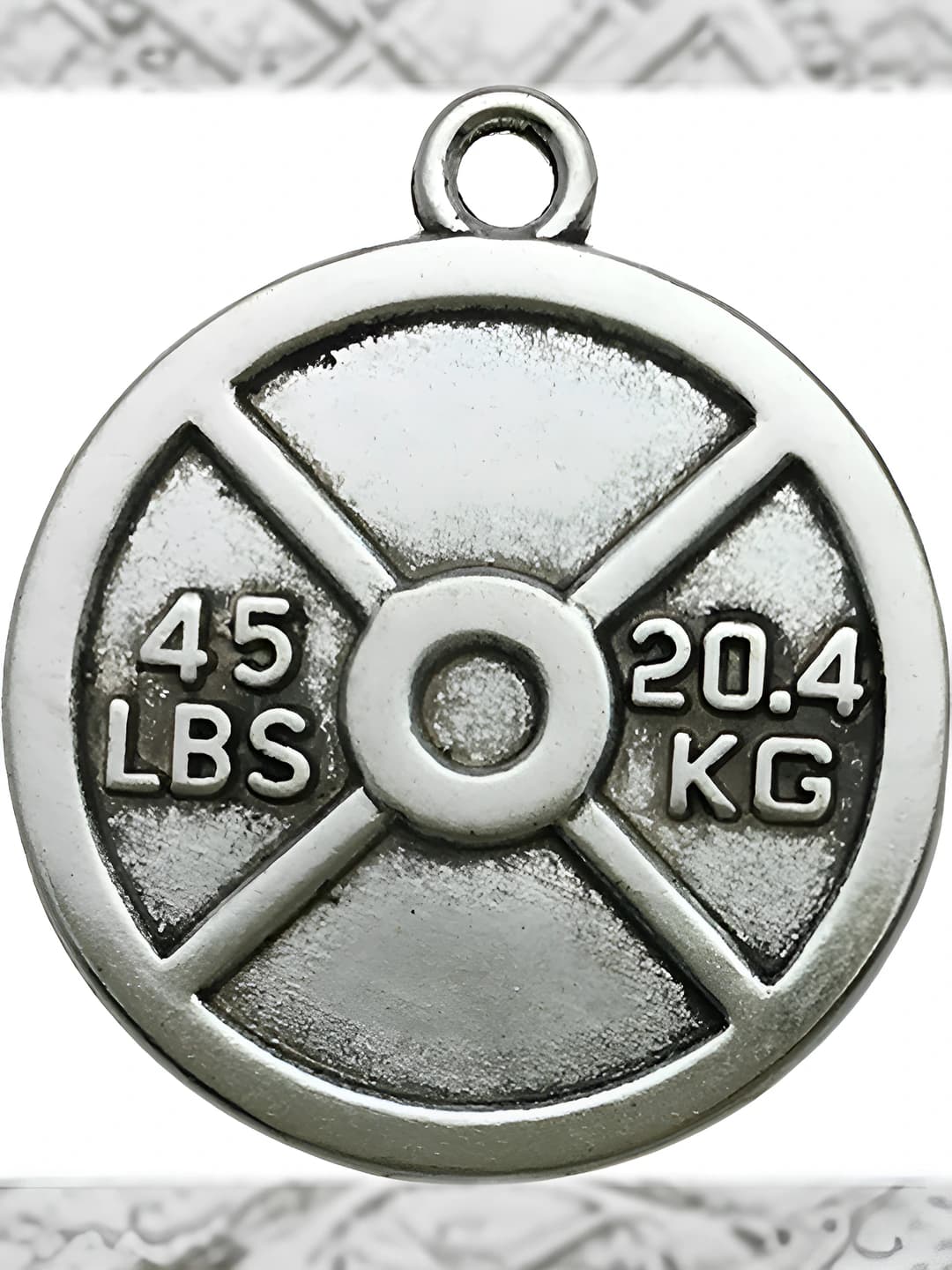 1 pc large round weight plate 24x27mm-3.4g