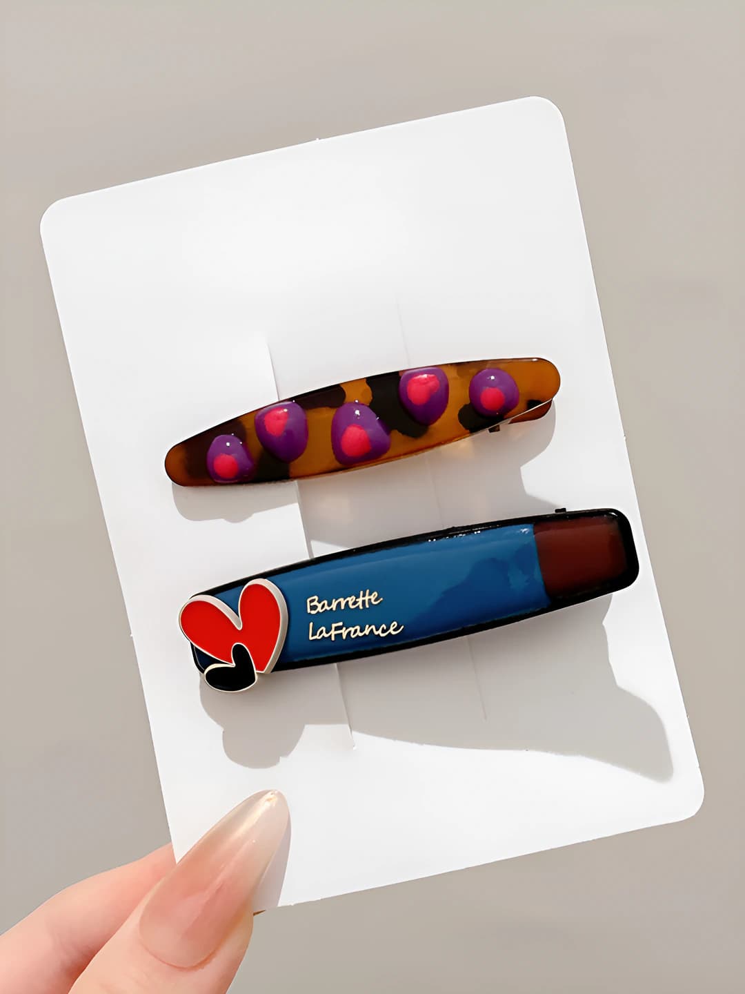 Red heart 2 pcs, AB version