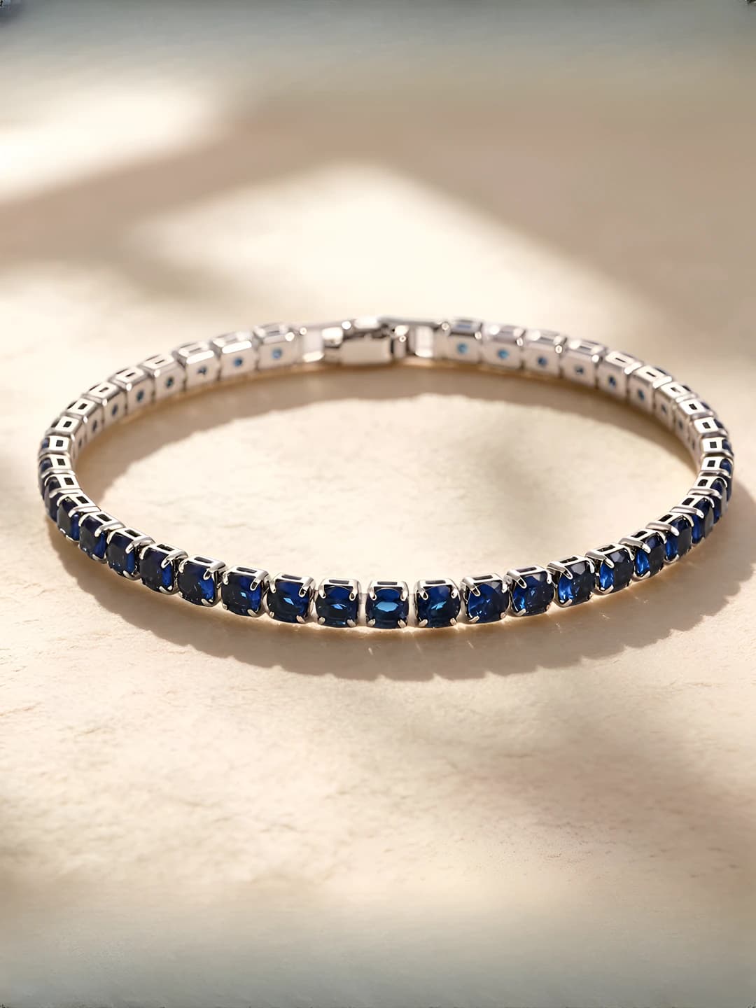L727-12 White gold blue 19 cm