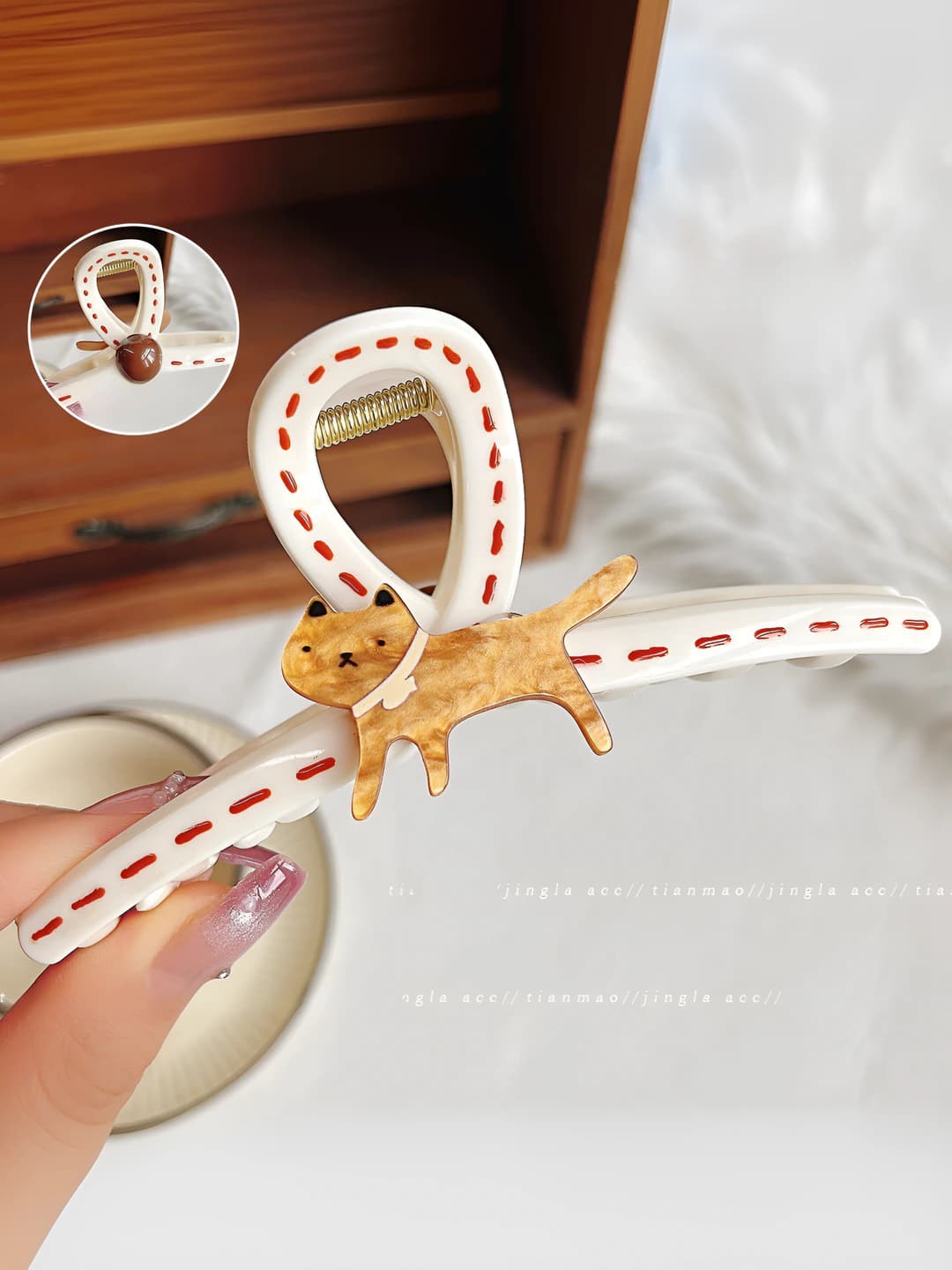 Cat, double-sided 13 cm