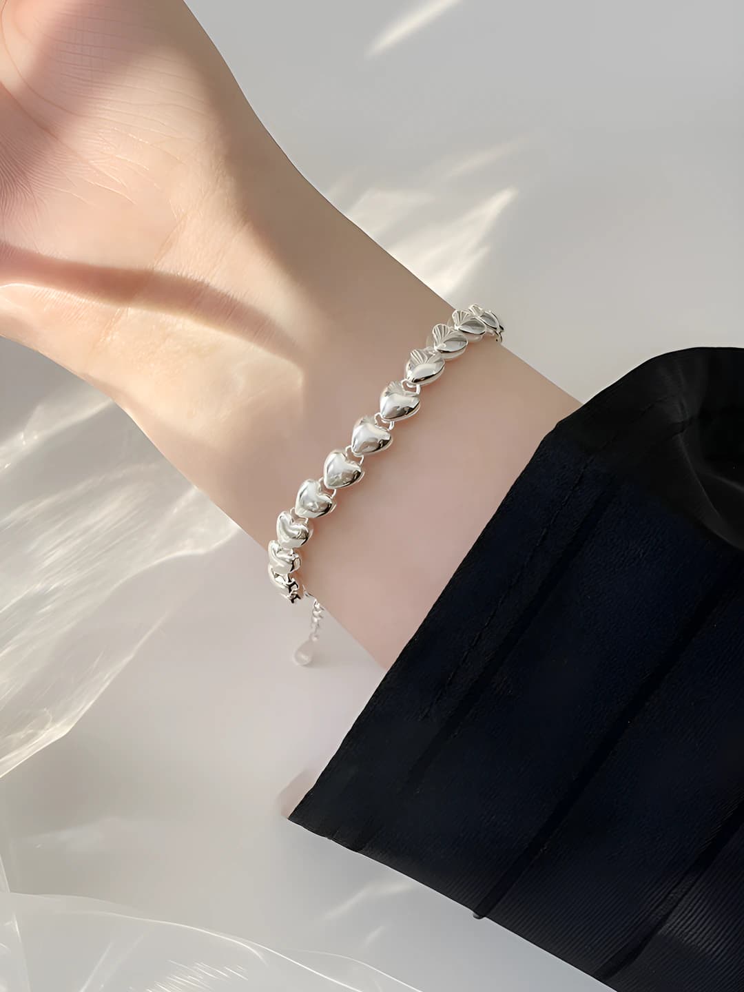 3D heart bracelet 0046