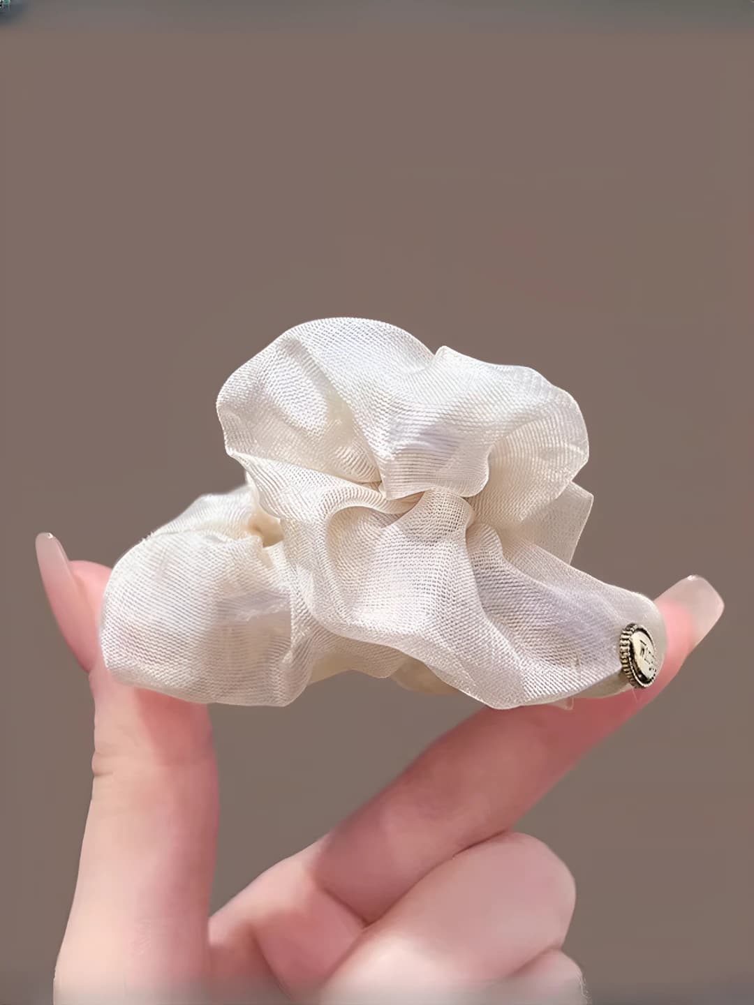 Oqsimon soch bandi, ~8 cm, mato+akril