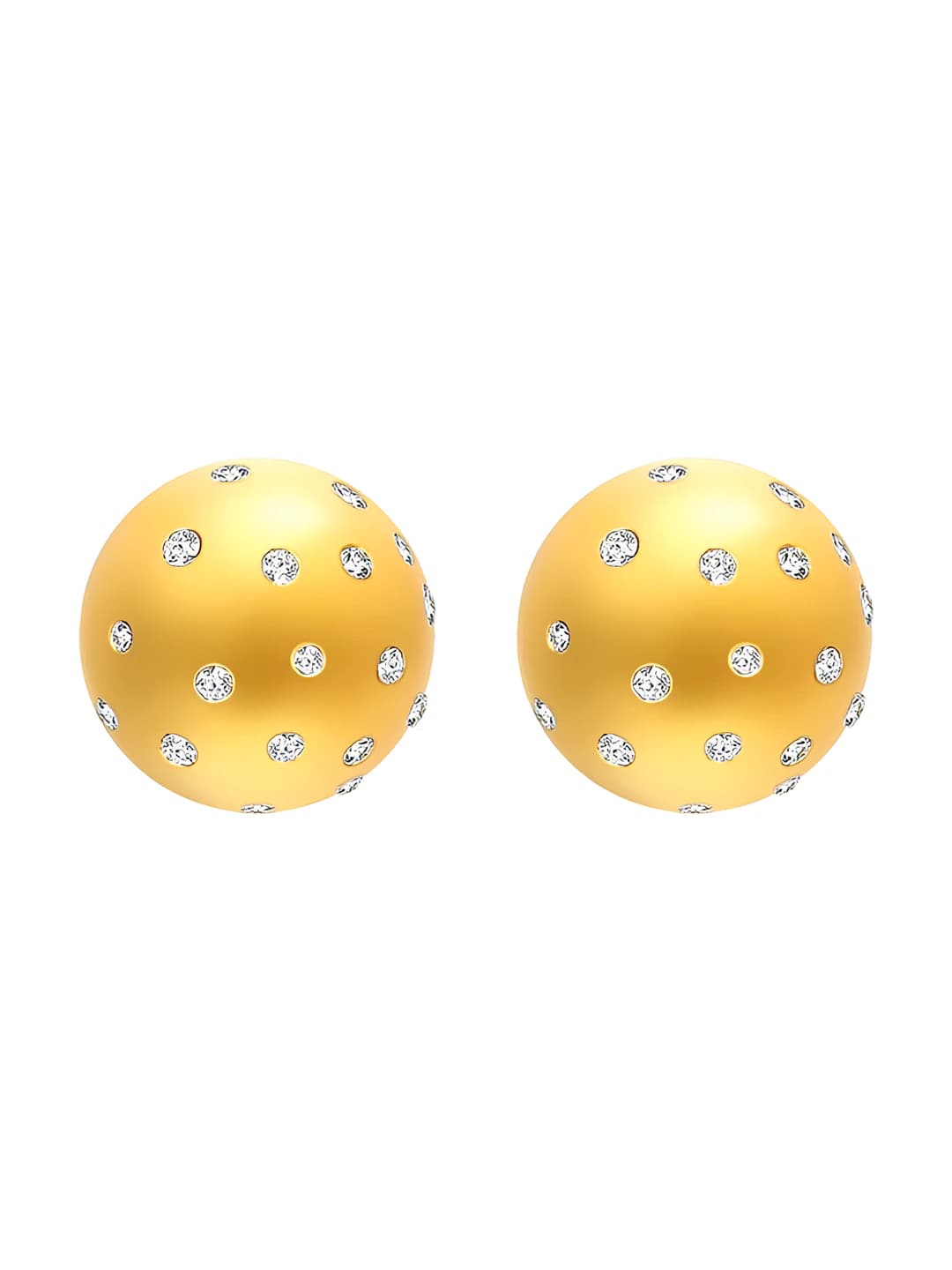 Круглый с бриллиантами серьги Золотой MS-609