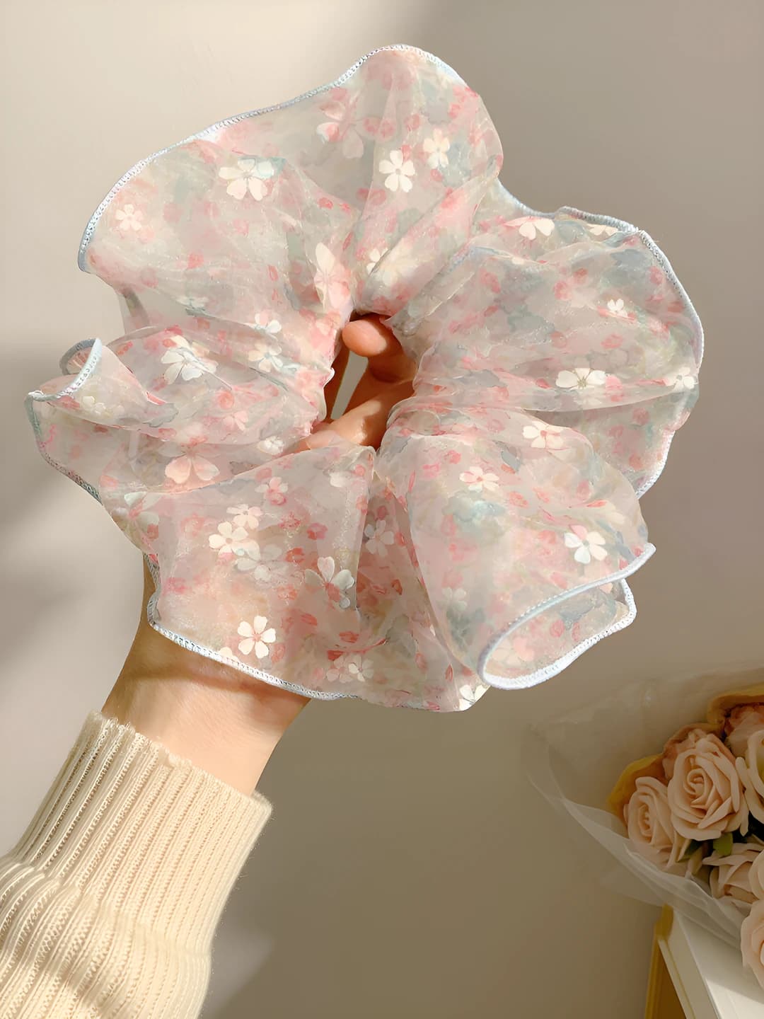 Pink floral, 15 cm