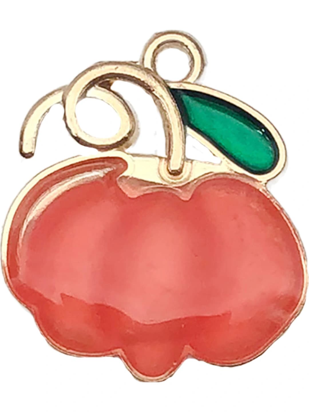 1 pc pumpkin with vine 22x19mm-1.6g