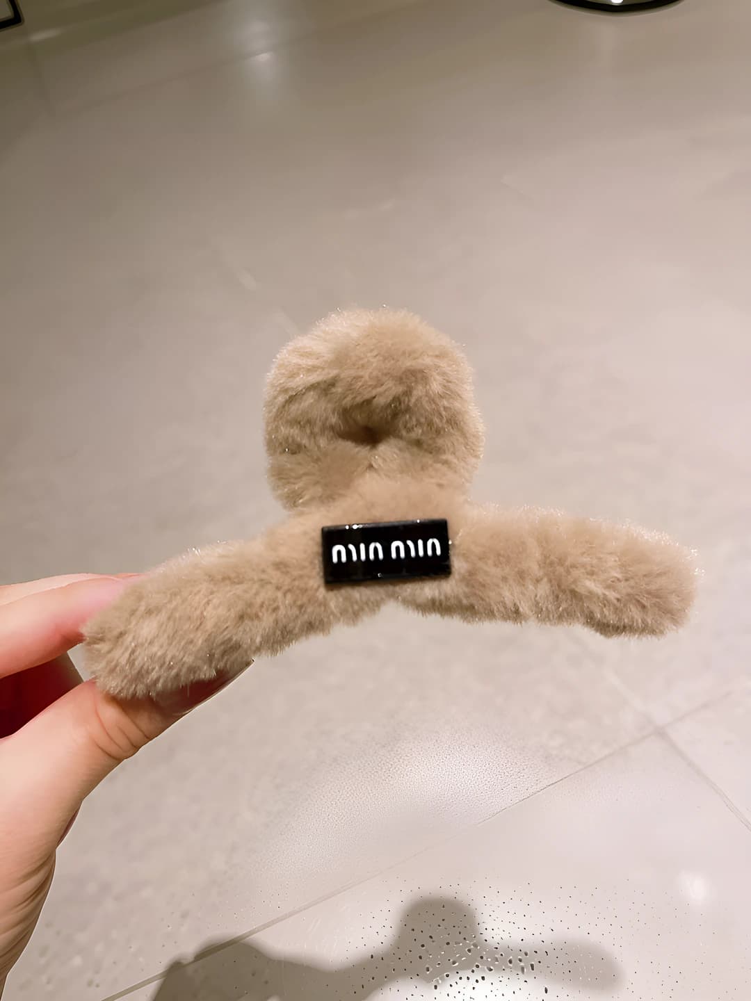 Min qora yorliq to'q kofe qisqich - 11cm
