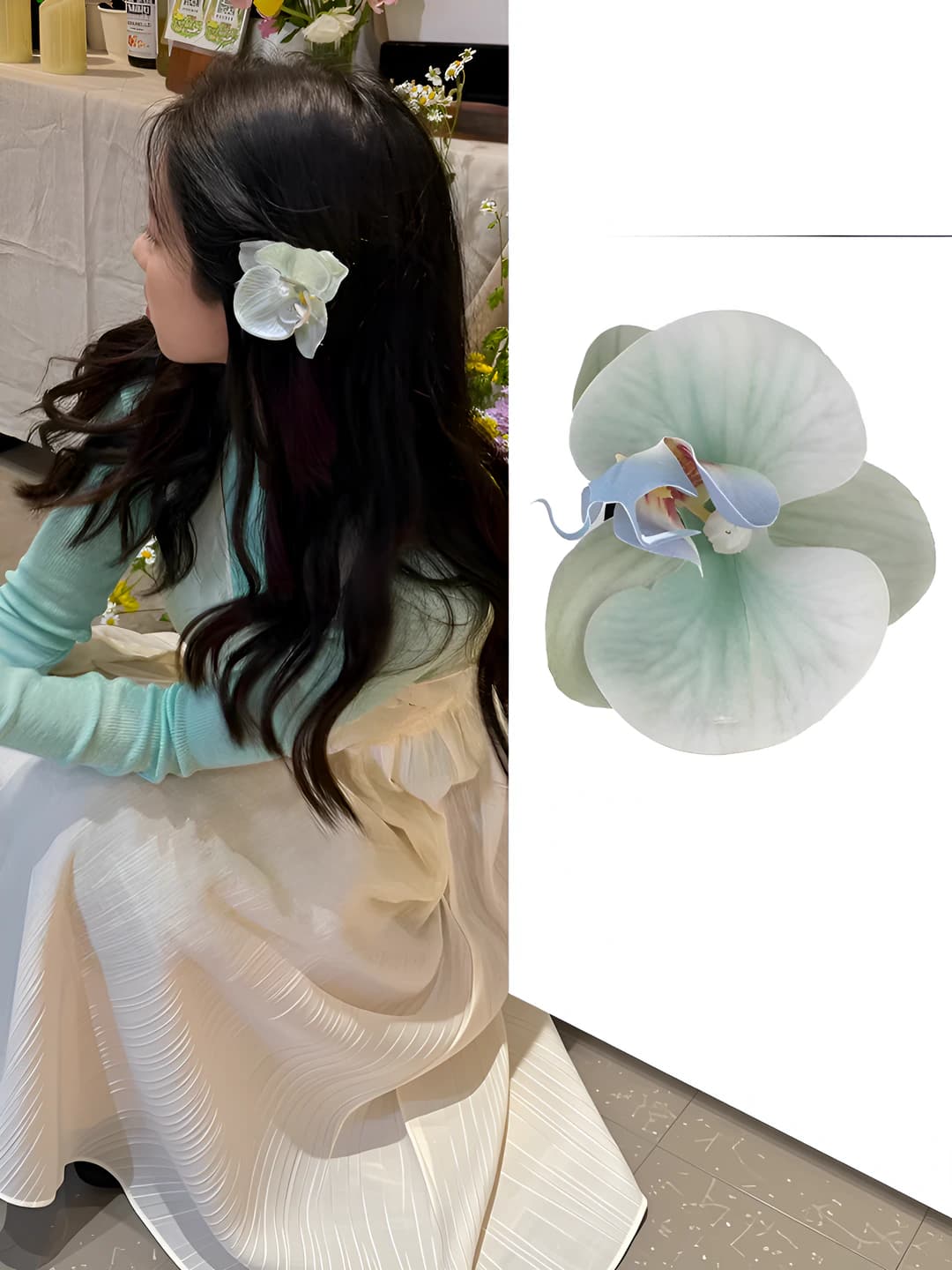 Ayollar uchun gullar soch toʻgʻnagʻichlari va taroqlar: 2026 yangi model, phalaenopsis, tulpan, roza, kamelia, jingil gullari va gʻilaklar dizayn elementi, aralash material, shirin va xira uslub