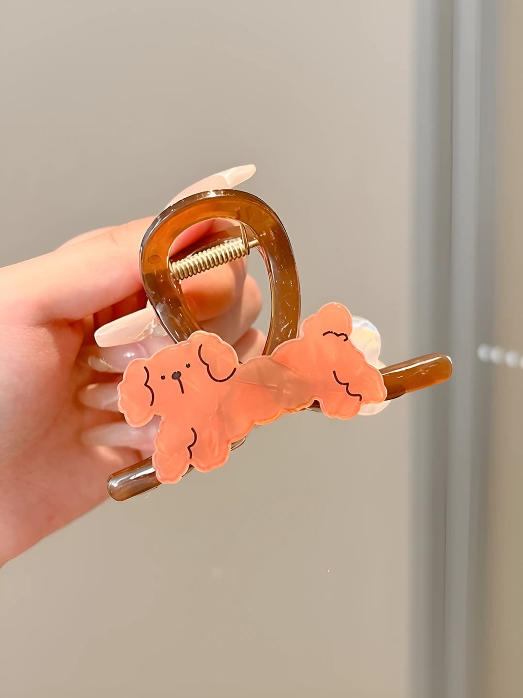 Dog & bone clip 8 cm
