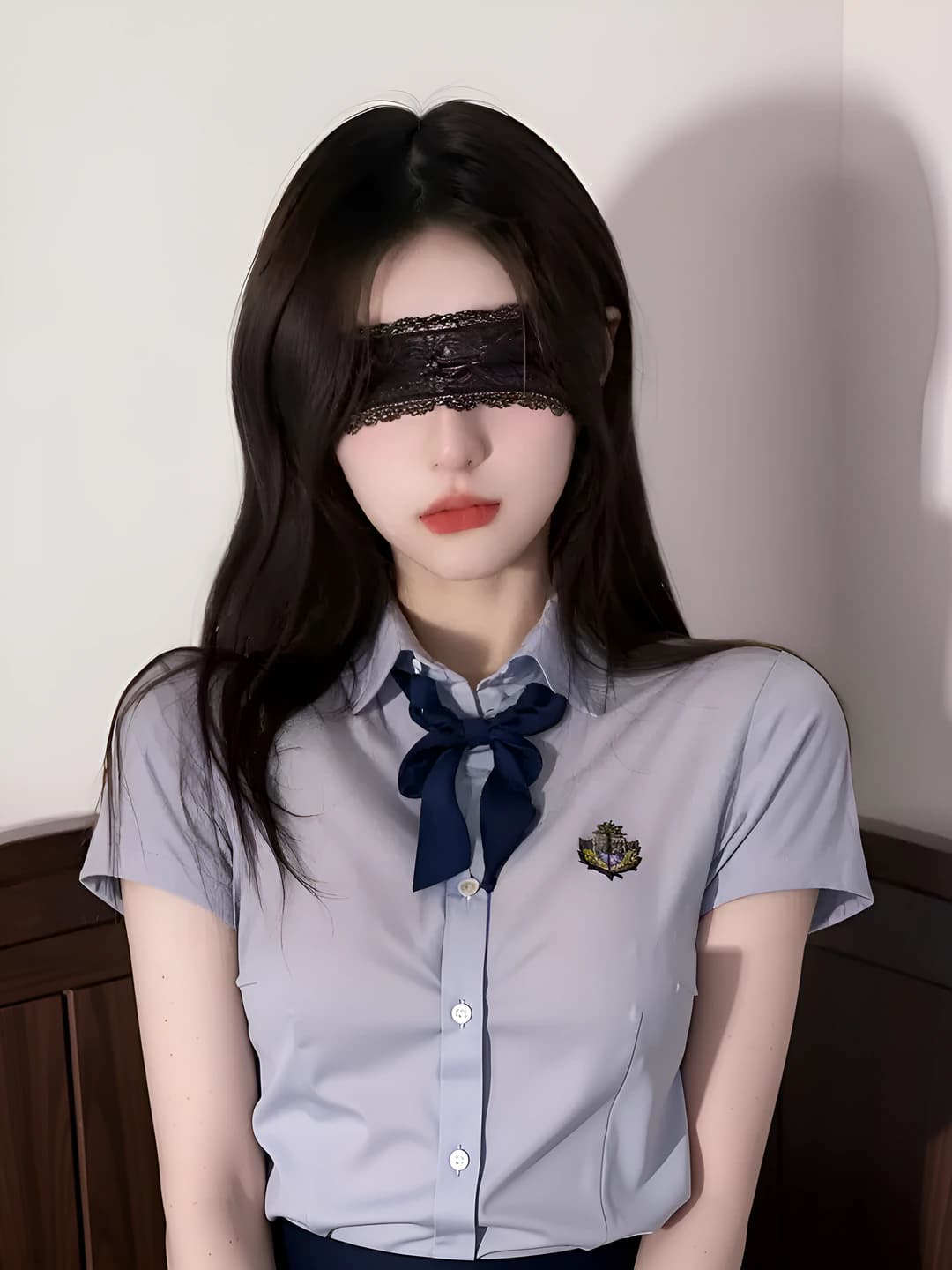 1# Qora ko'z maskasi, 12 sm