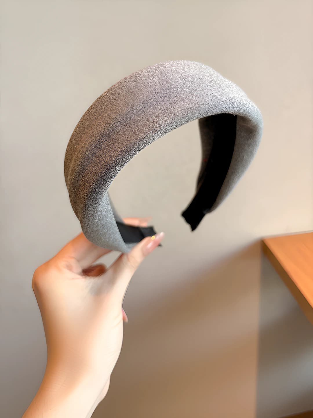 5# Grey wide headband