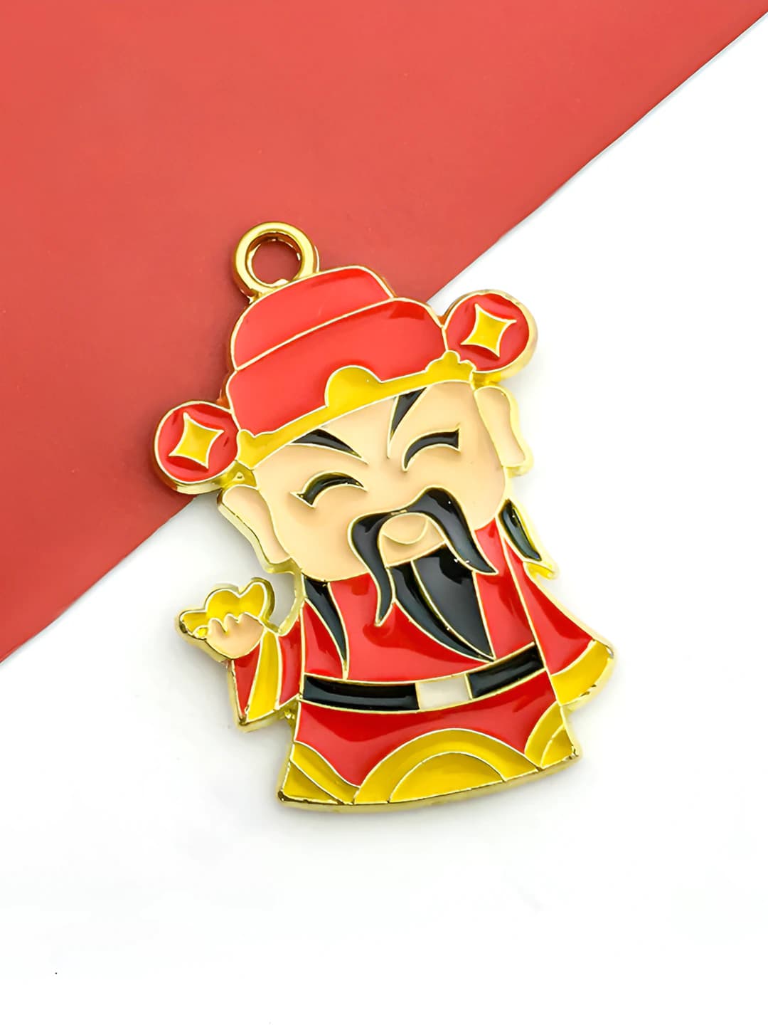 1 pc God of wealth 18x27mm-2.3g