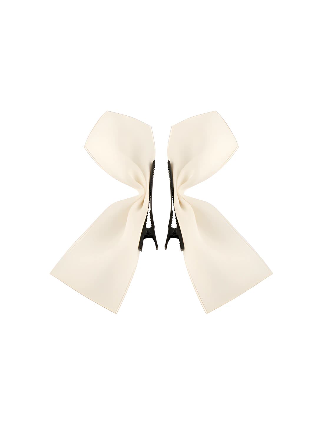 Off-white bow clip