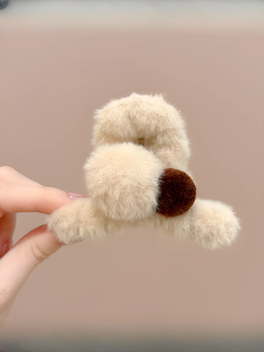 1# Plush ball clip 8 cm