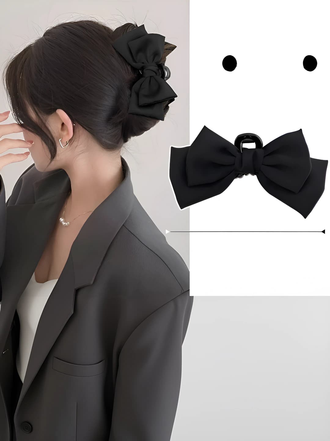 18# Black satin, 11 cm, 13 cm