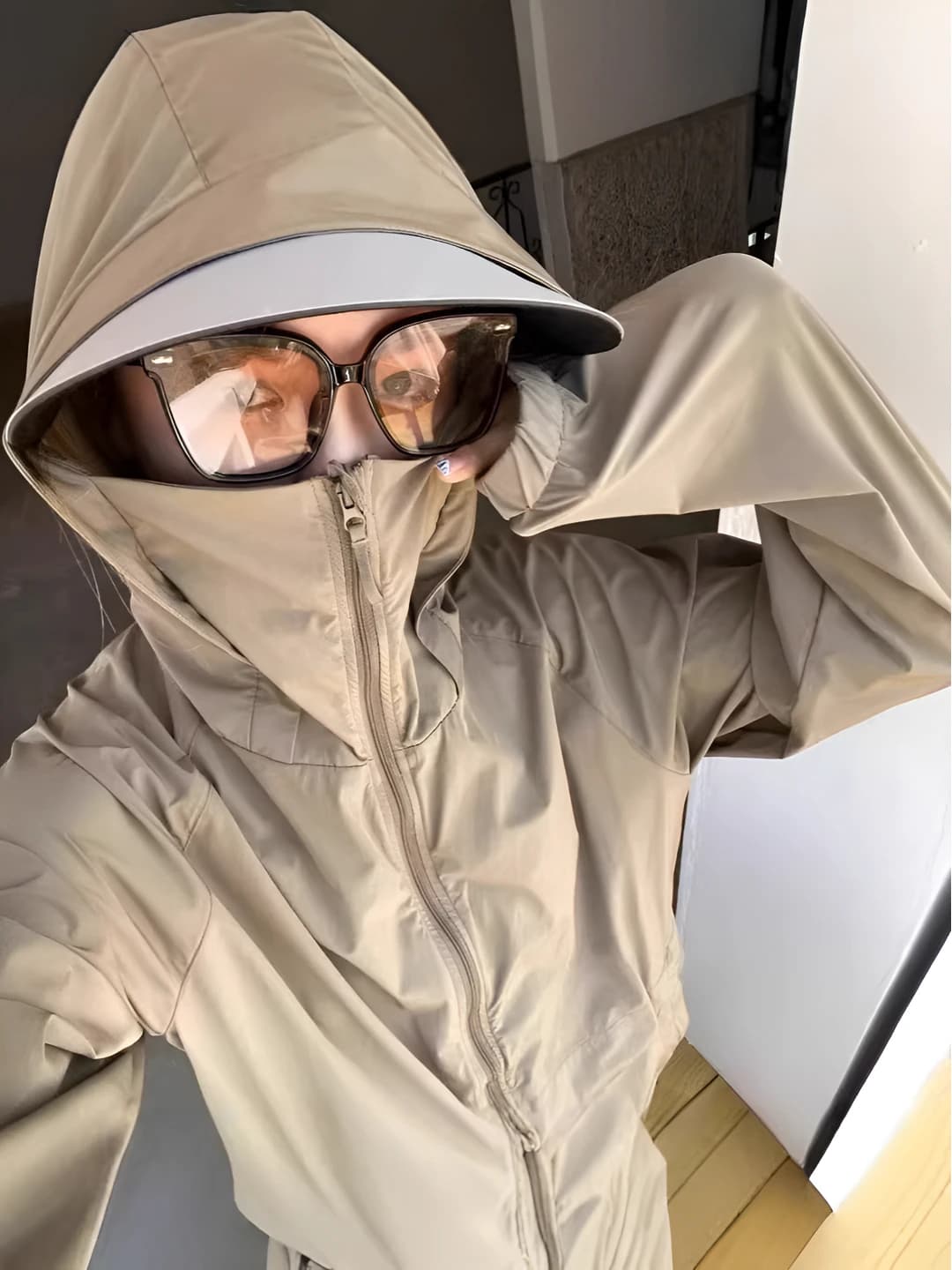 Women's summer sun-protective quick-dry, breathable, thin, loose fit jacket