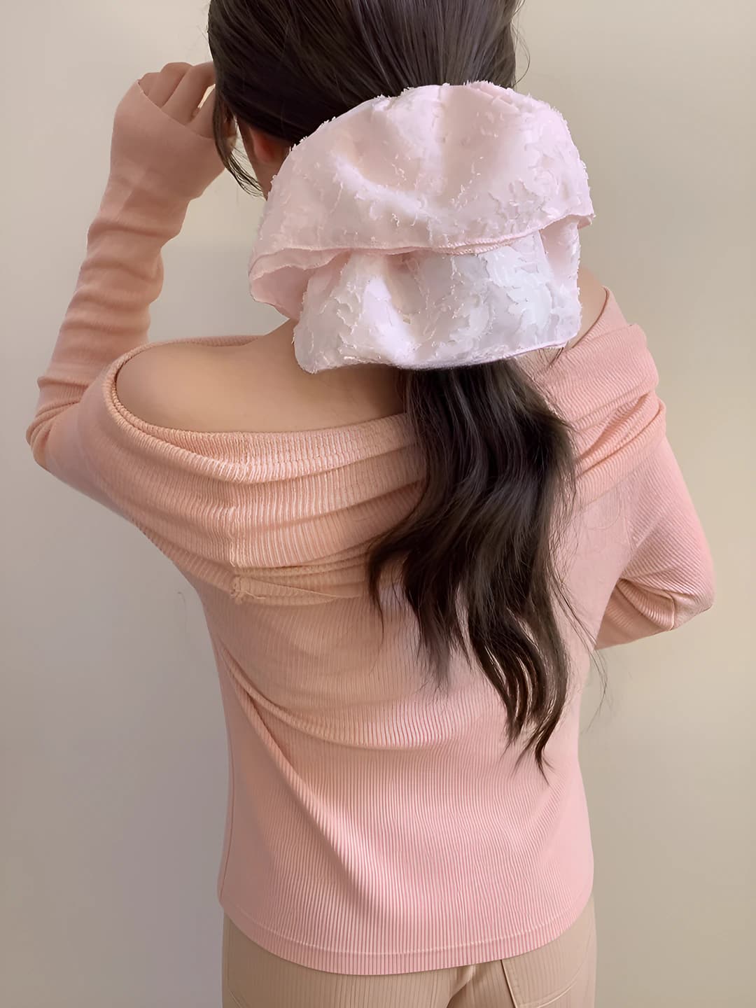 Sakura scrunchie - Pink