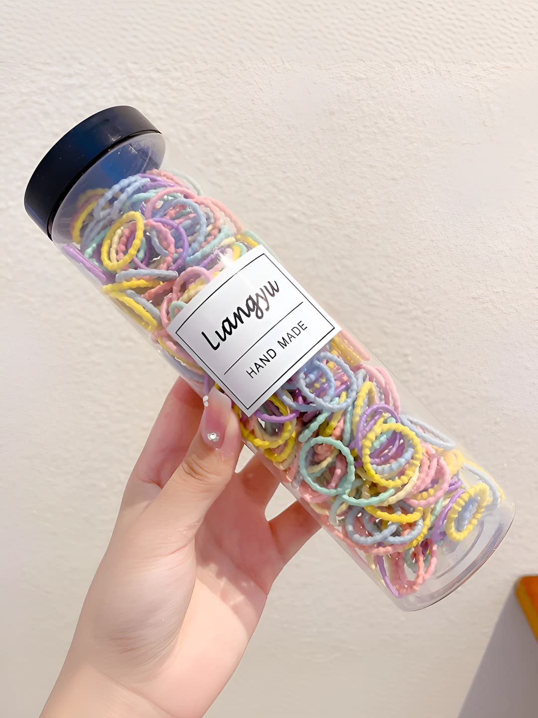41. Colorful small rings, 300 pcs, ~2 cm