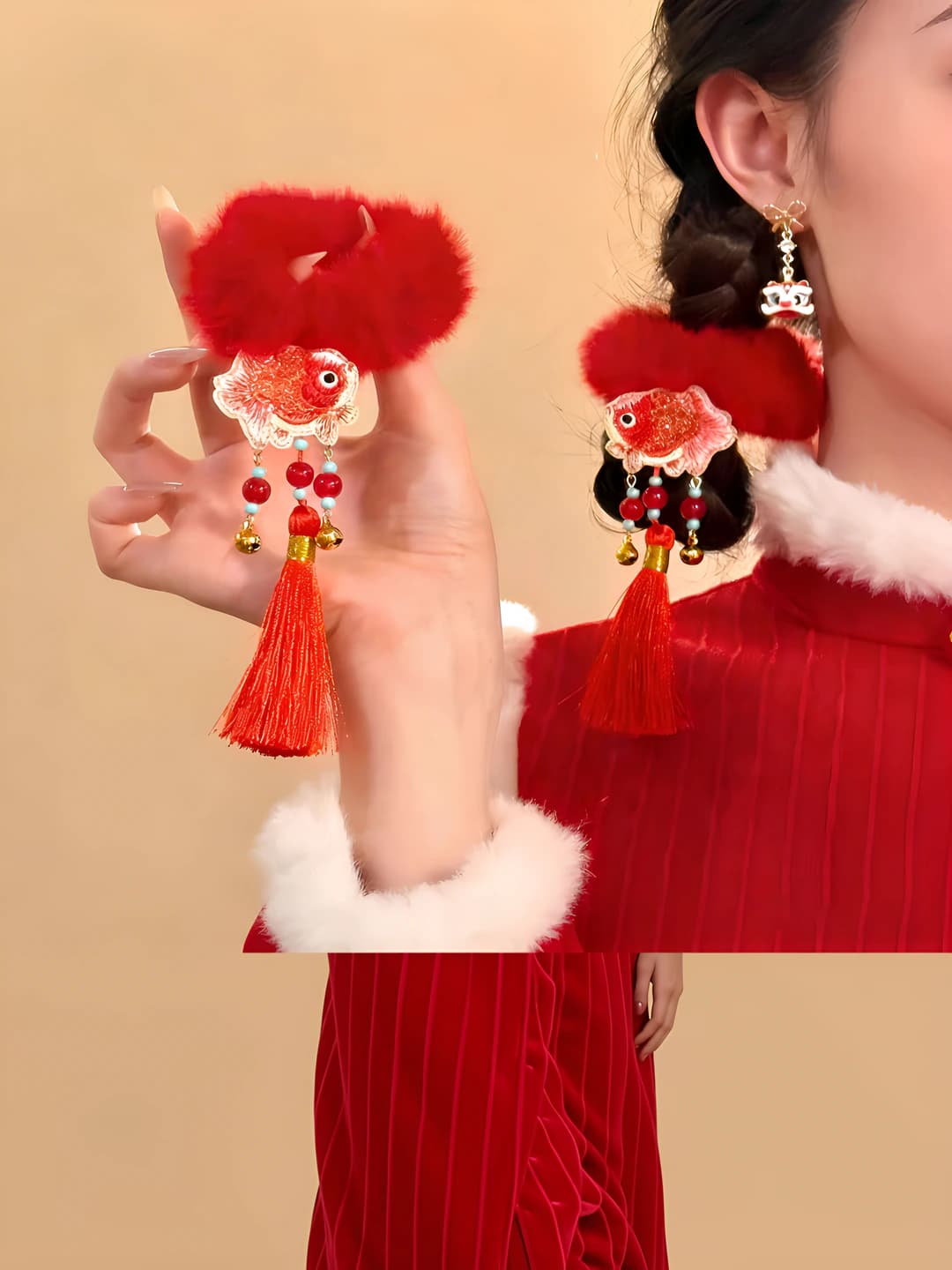 Annual surplus hair ties pair