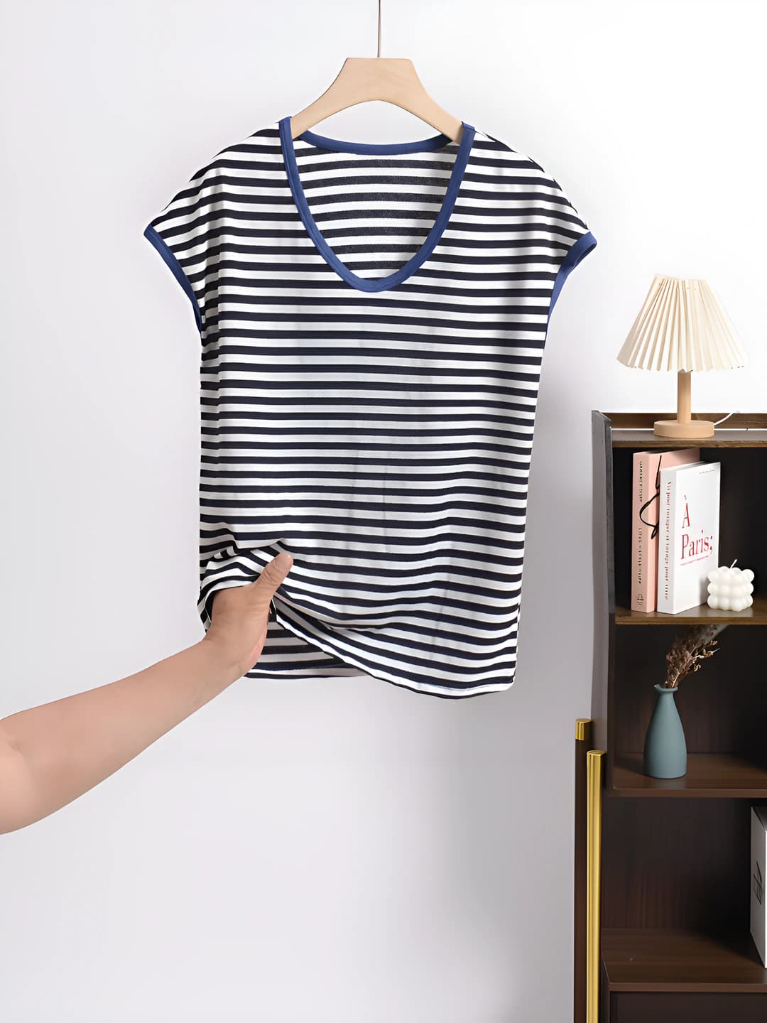 Blue & white stripes