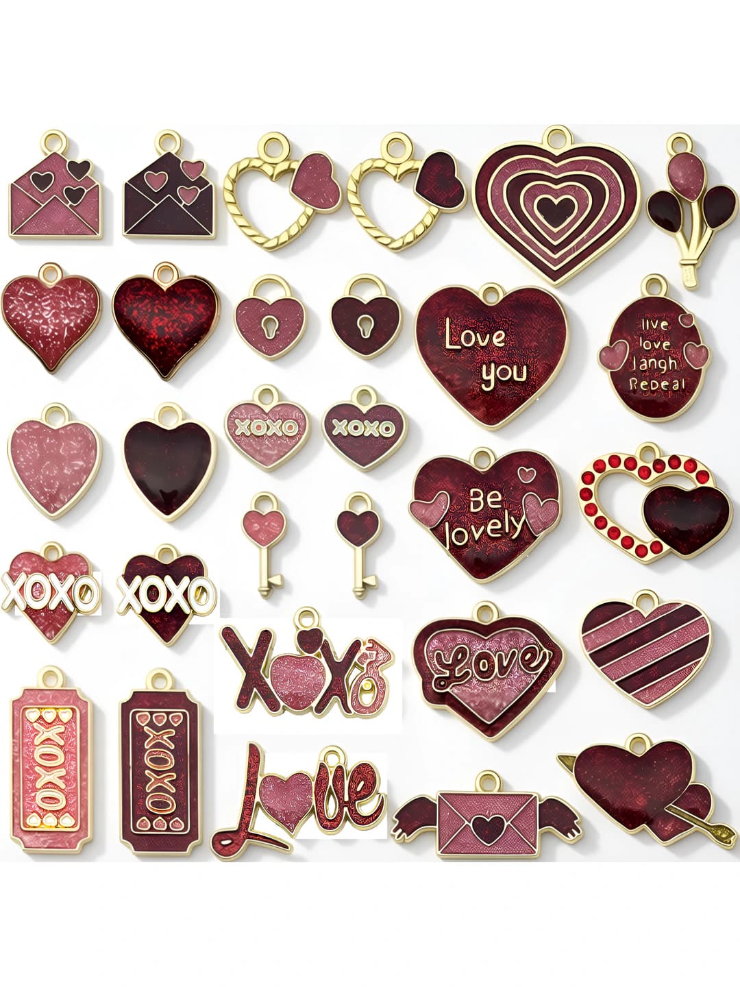 30 var mix gold-dipped Valentine's-30 var-37.2g-SN1066