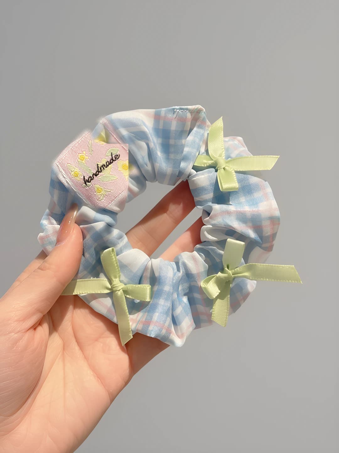6# Sweet plaid blue 11 cm
