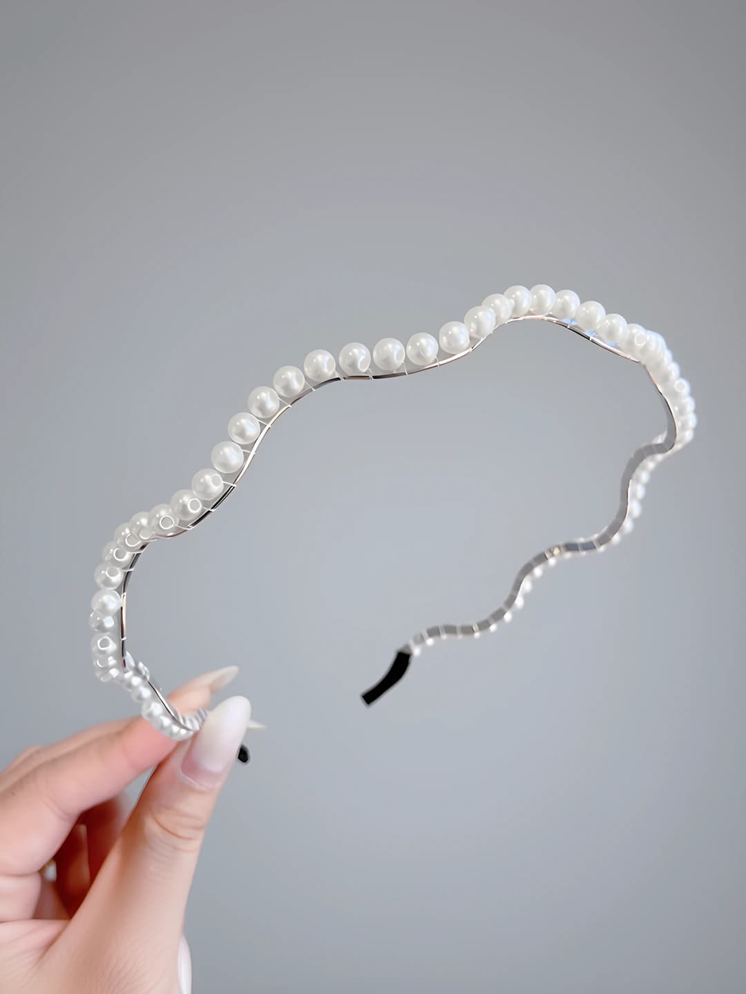 16# Silver wave pearl