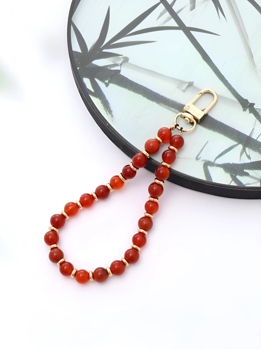 K3495 Red Agate Charm