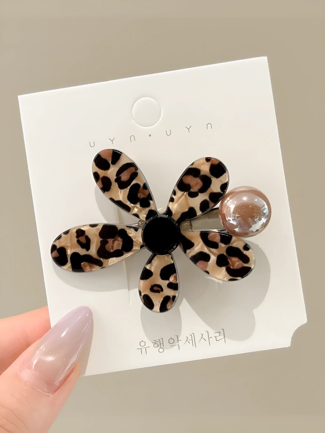 1# Leopard guli qisqich 1 dona ~6.5 sm