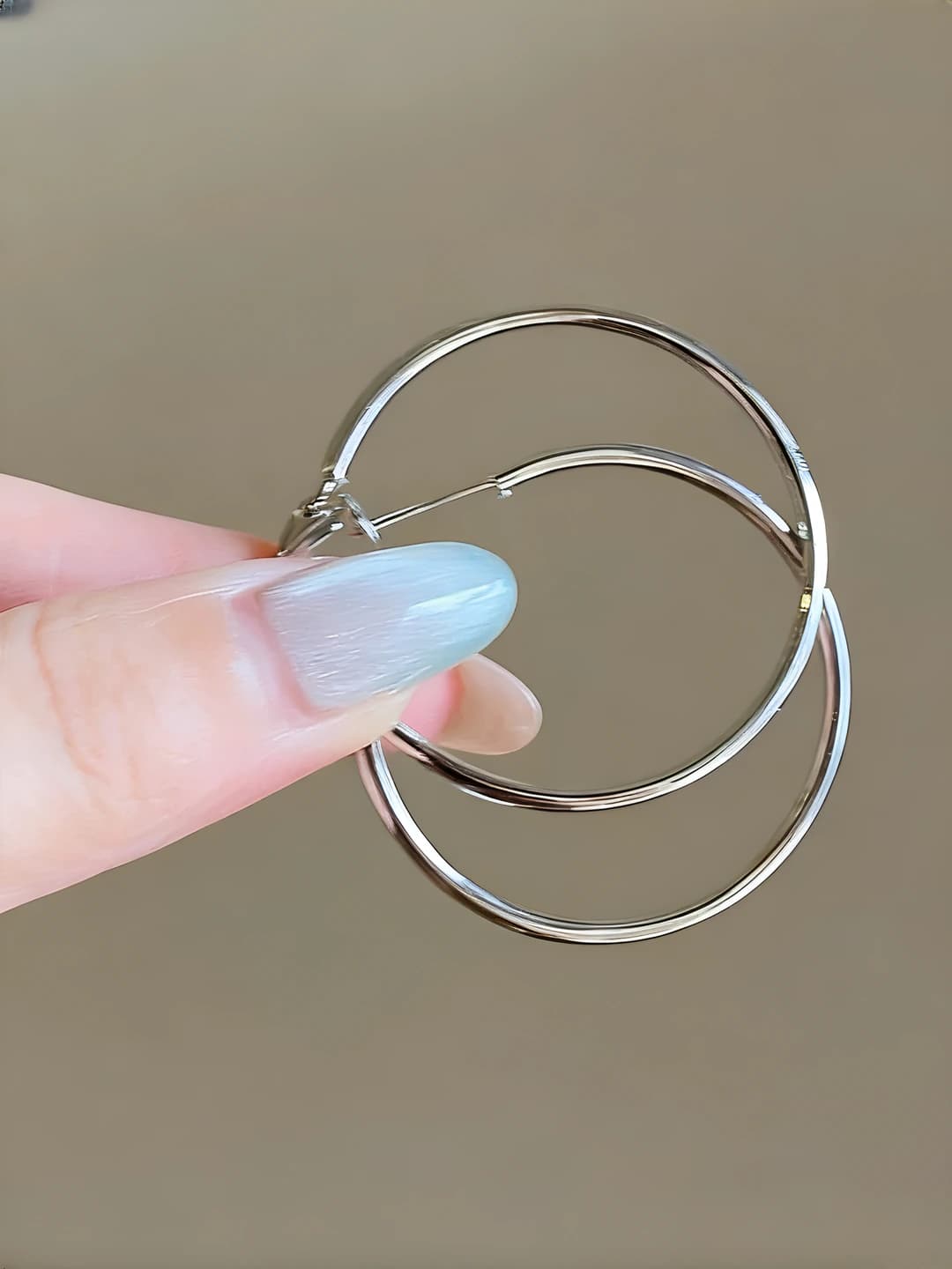 4cm серебряное тонкое кольцо