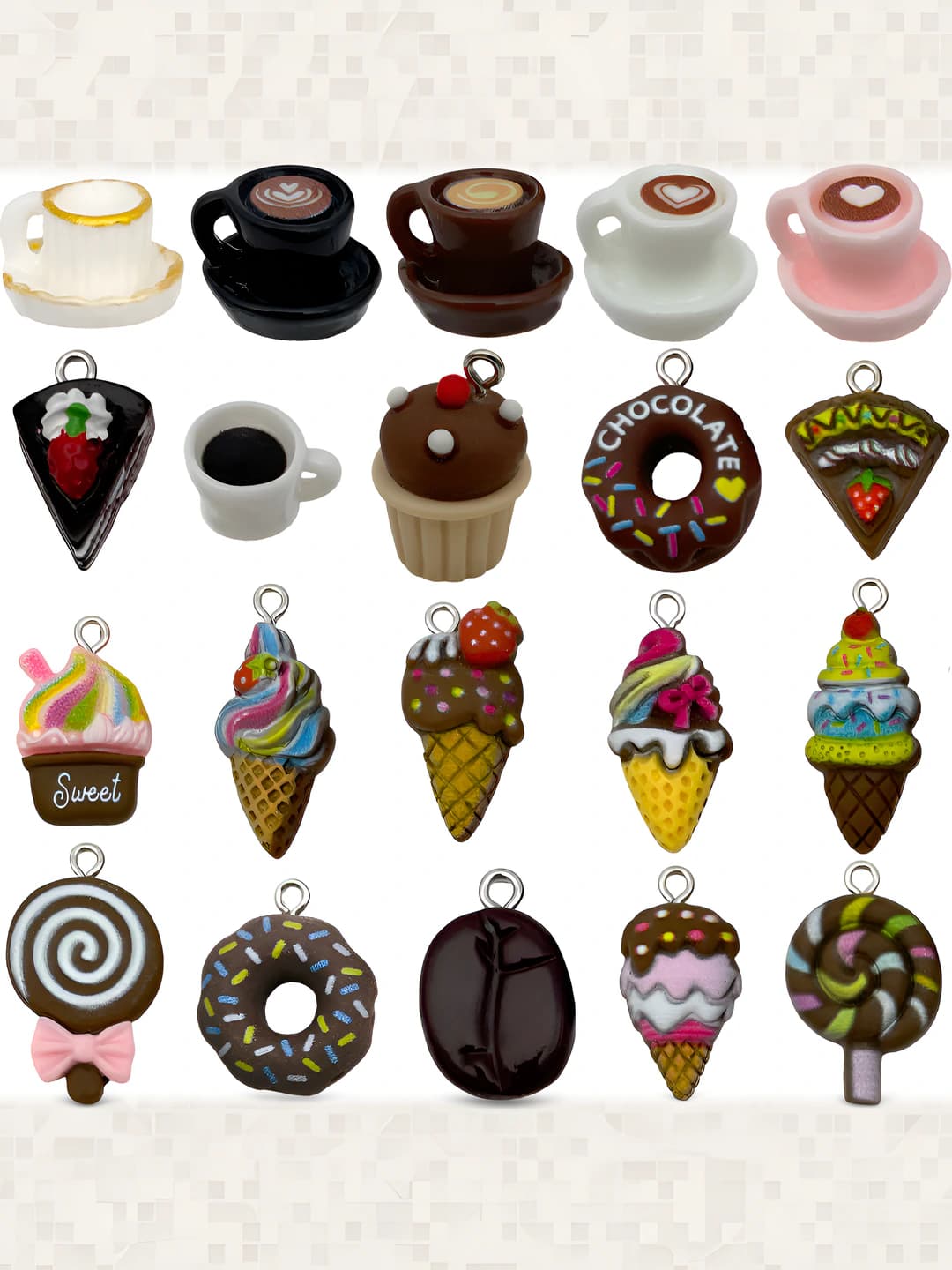 20 pcs mixed, coffee cups, 20 variants