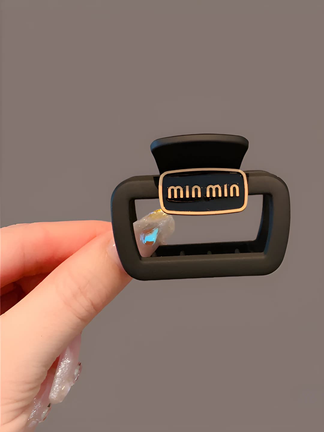 Matte black square