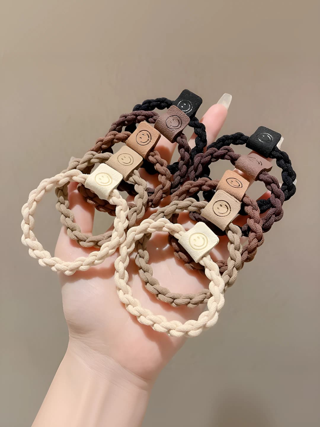 Braided mixed colour 10 pcs