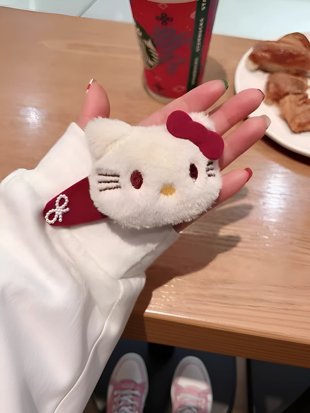 KT кот бантик BB зажим