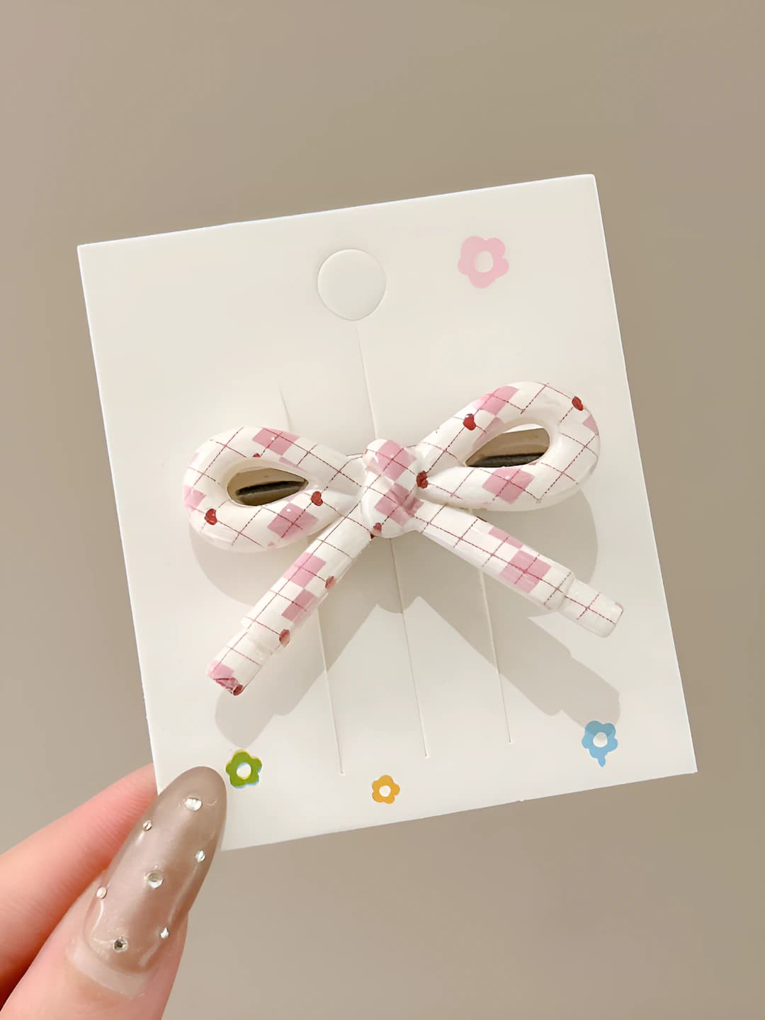 3# Bow, heart, 5 cm