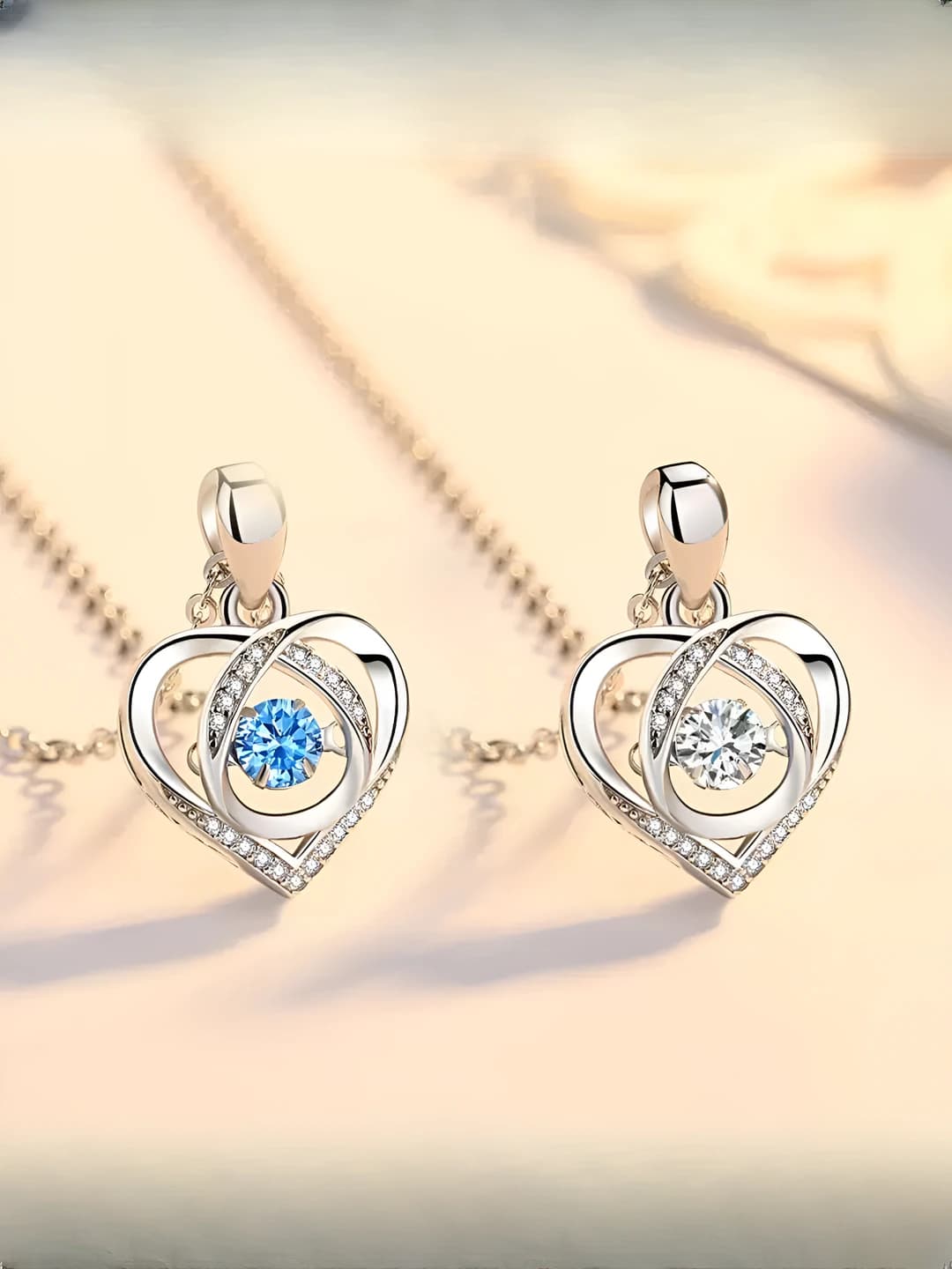 Женское ожерелье с подвеской в форме сердца из титановой стали, покрытие 18K, элемент дизайна: сердце, стиль: легкая роскошь
