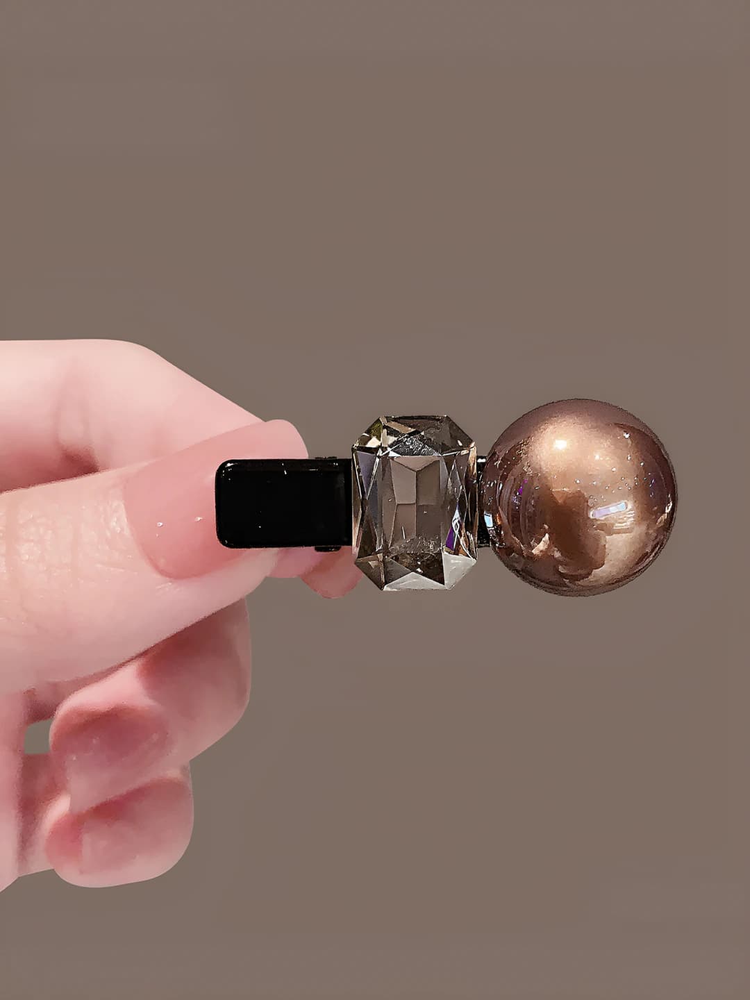 Pearl square clip, 1 pc