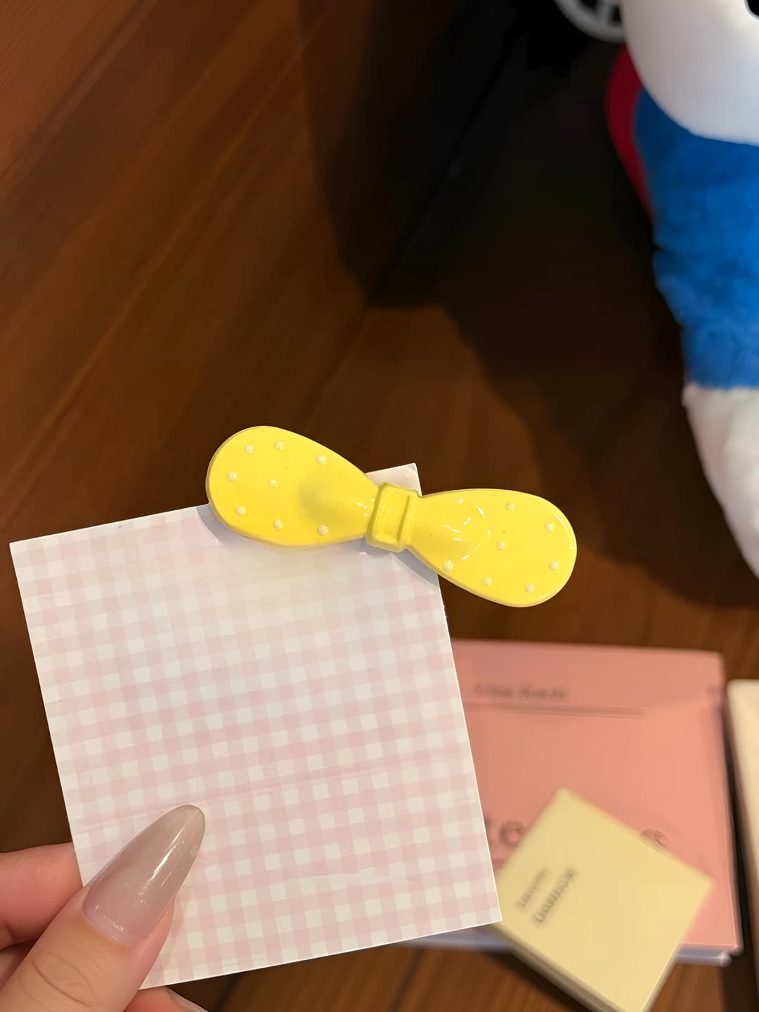 4# Macaron bow - Yellow