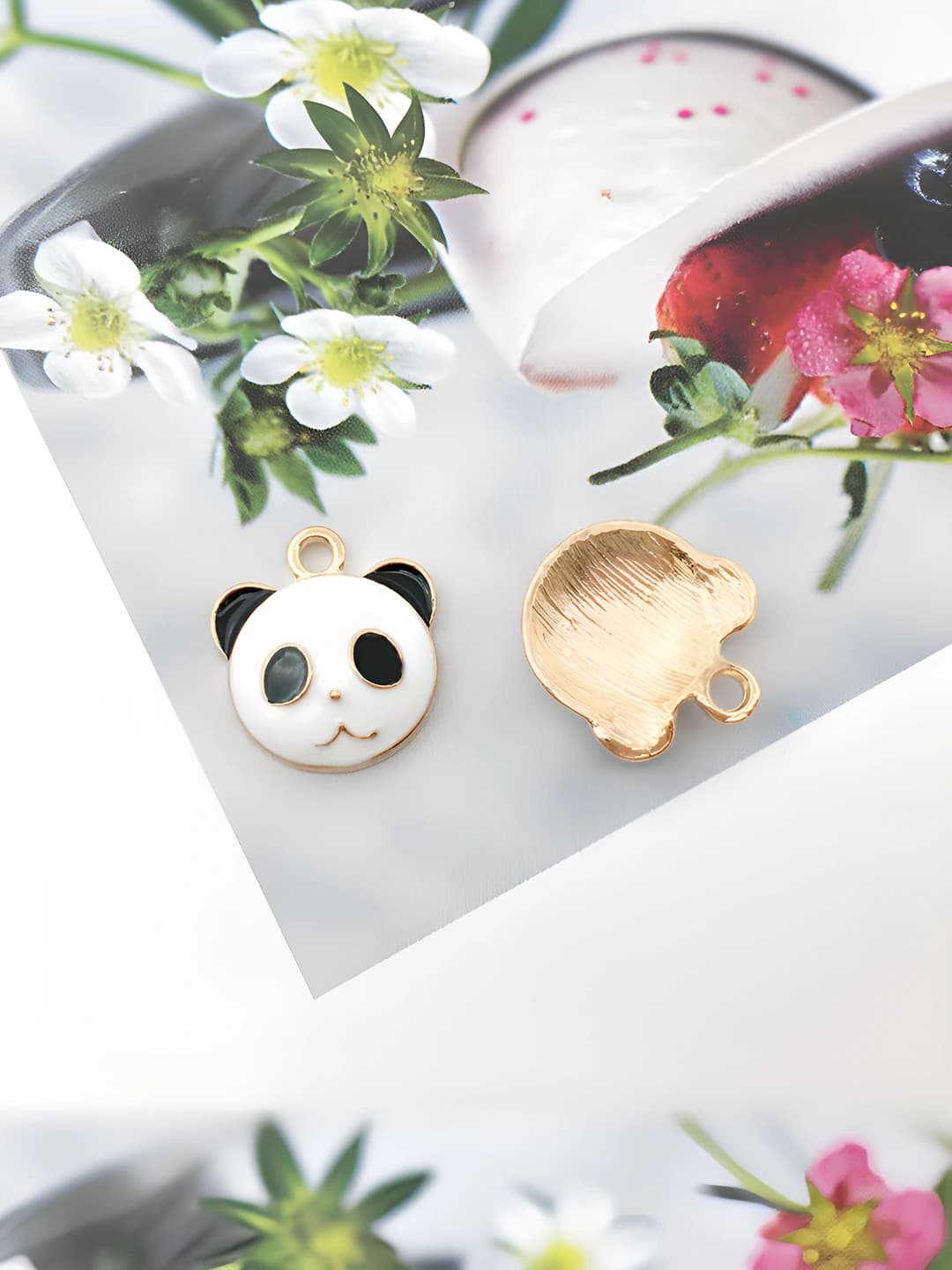 1 dona dumaloq panda 15x17mm-1g