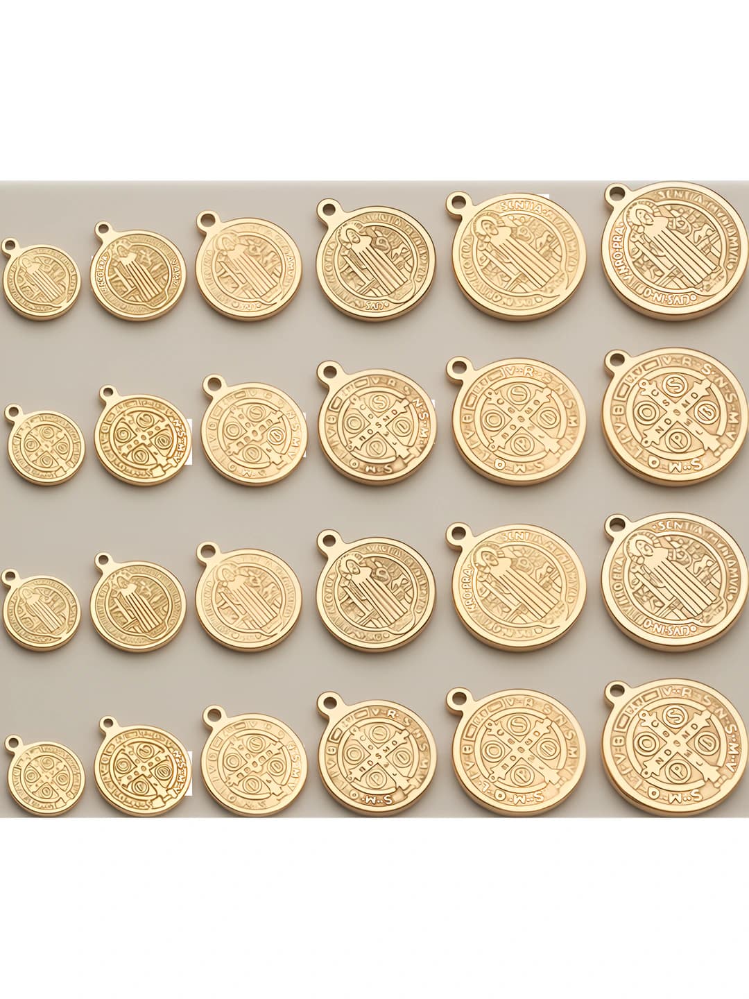Metal charms for women: chrome-plated, with chain, star-shaped, for handmade