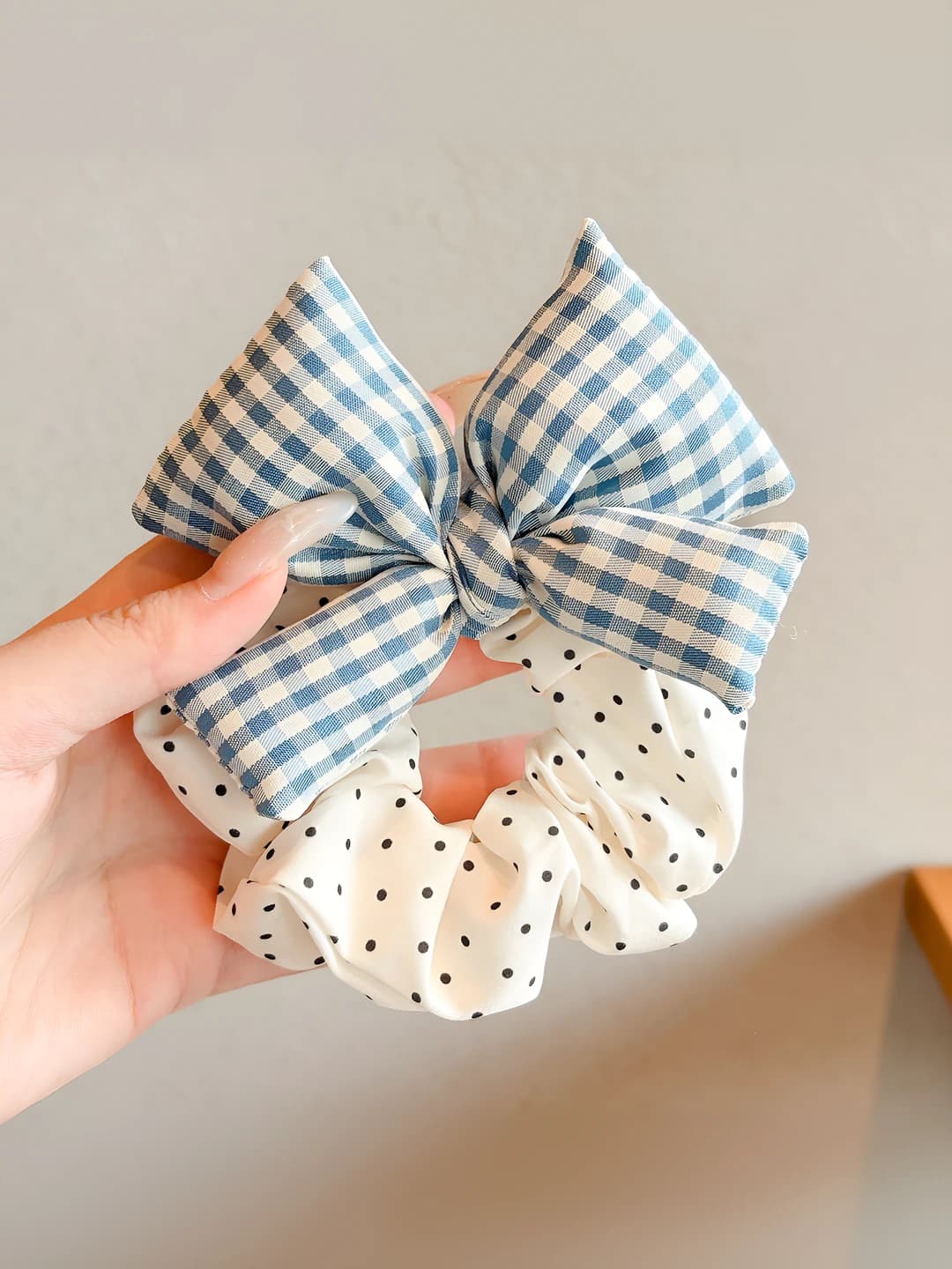 2# Синий клетчатый точки ~12cm