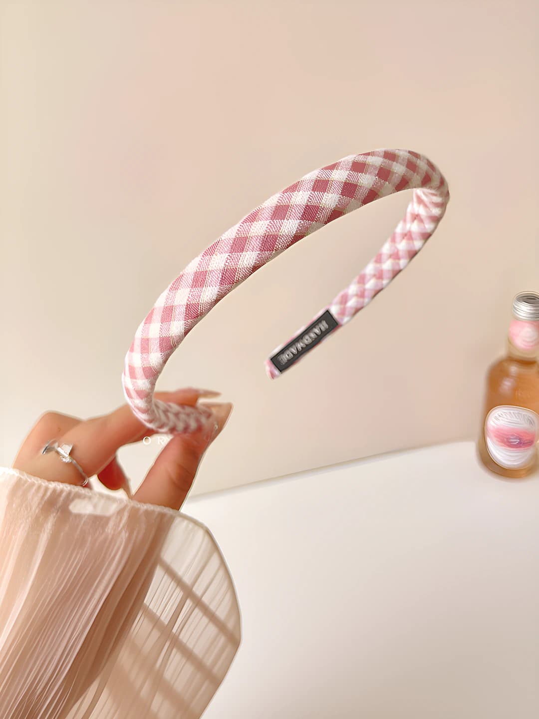 1# Pink plaid
