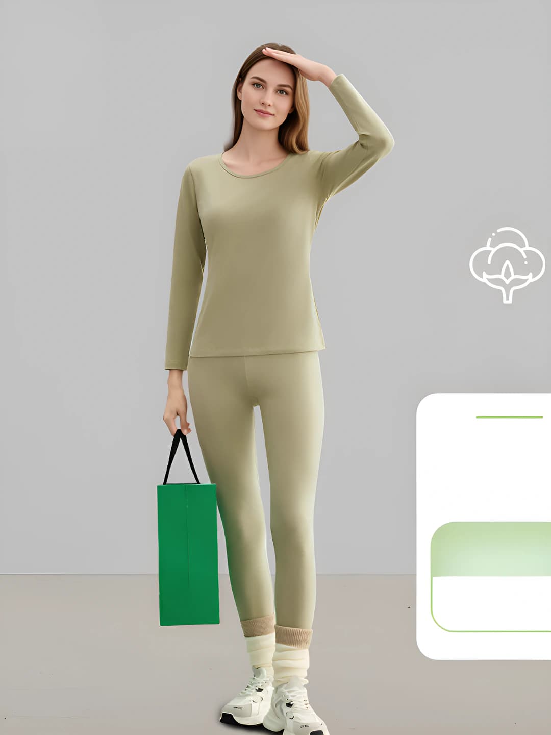 Women, Matcha green