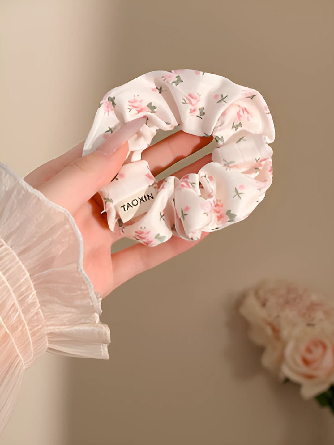 Pink, floral, 11 cm