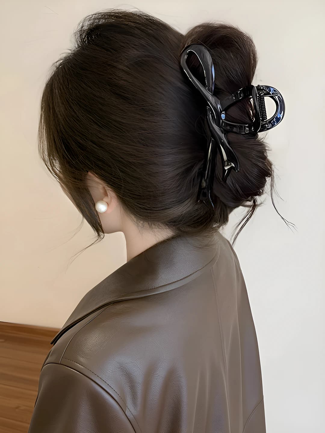 1# 1 pc - glossy black (approx. 13.3cm)