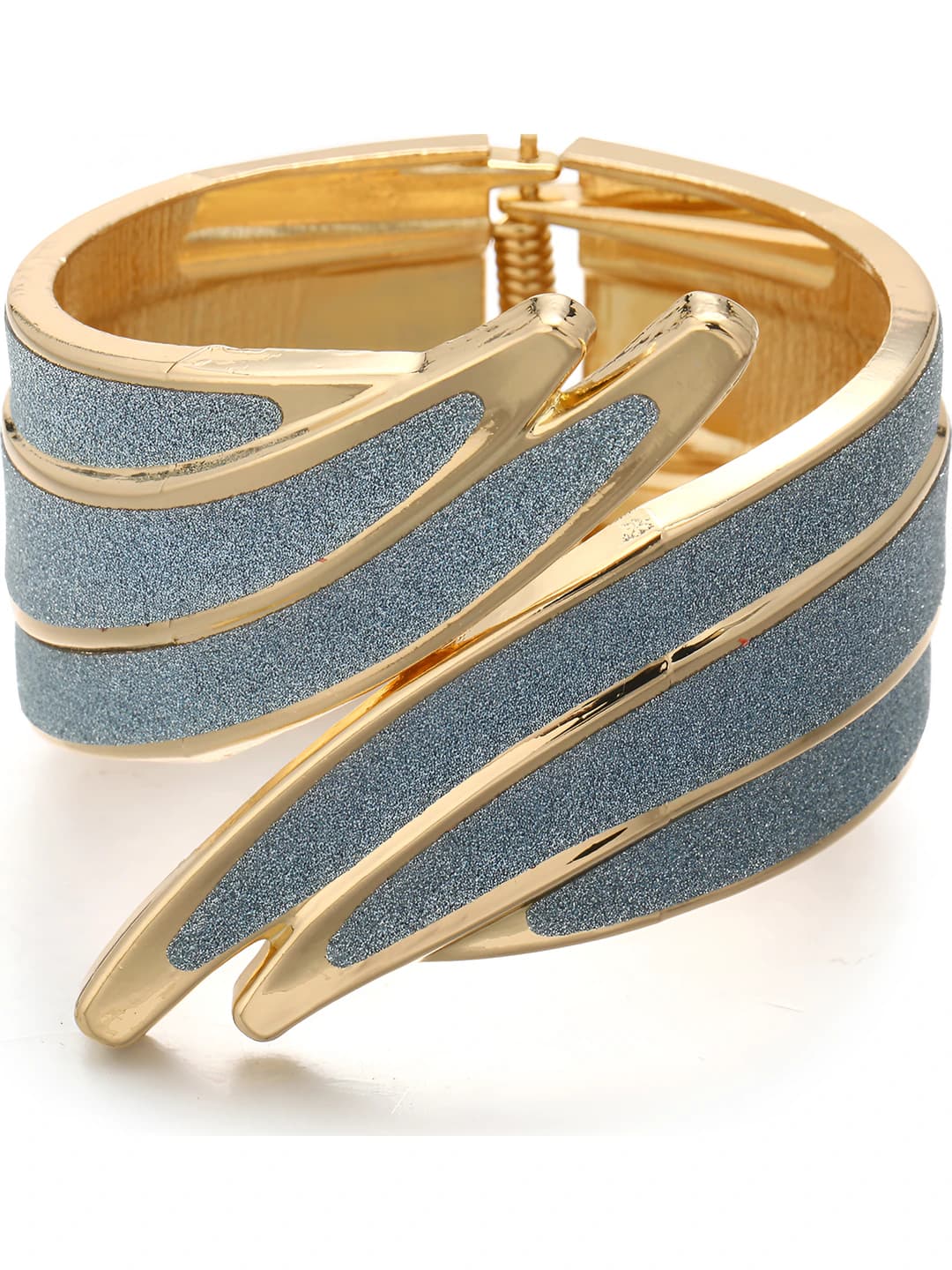 Gold base, blue