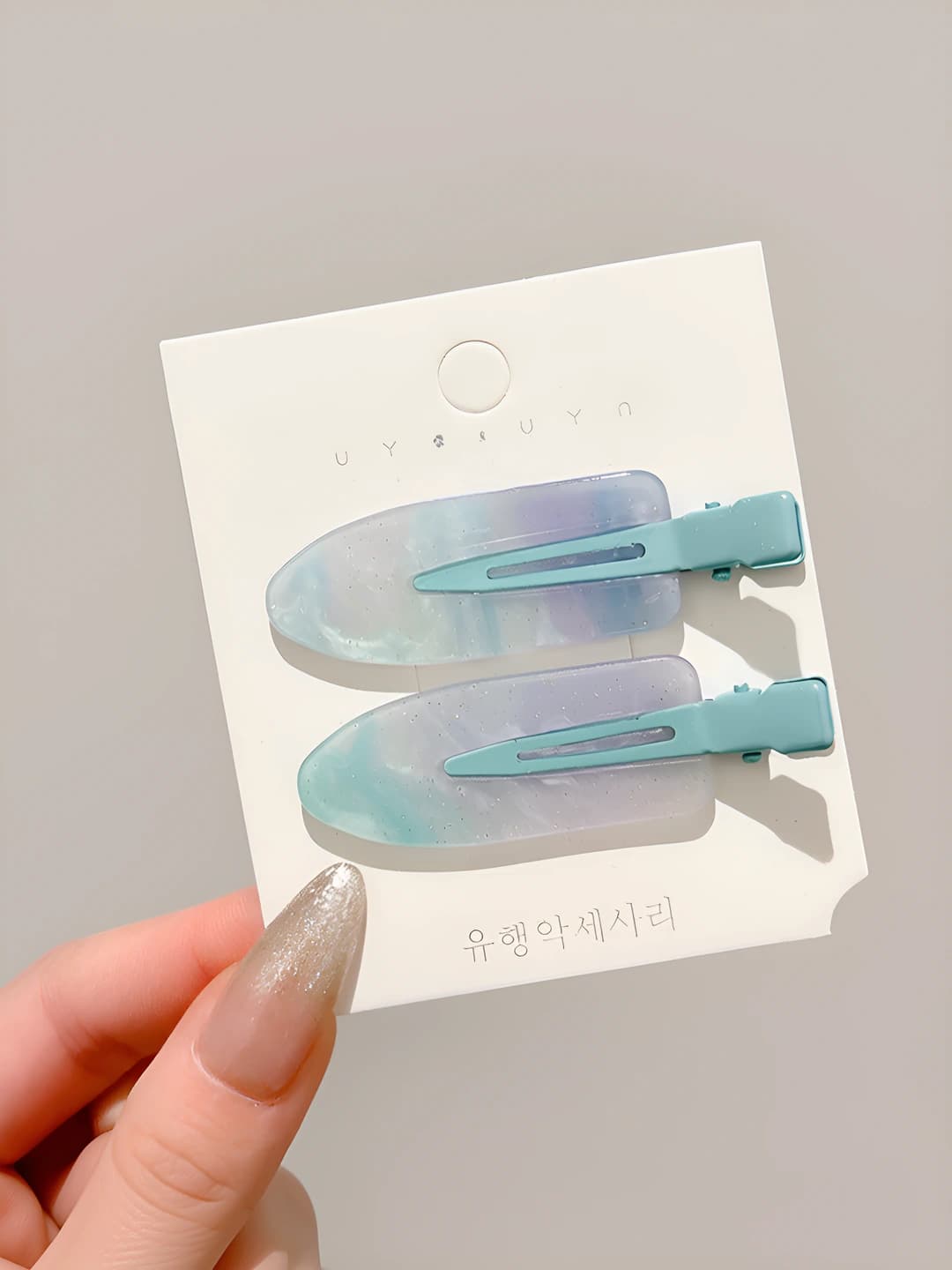 3# Lake green 2 pcs - 6.5 cm