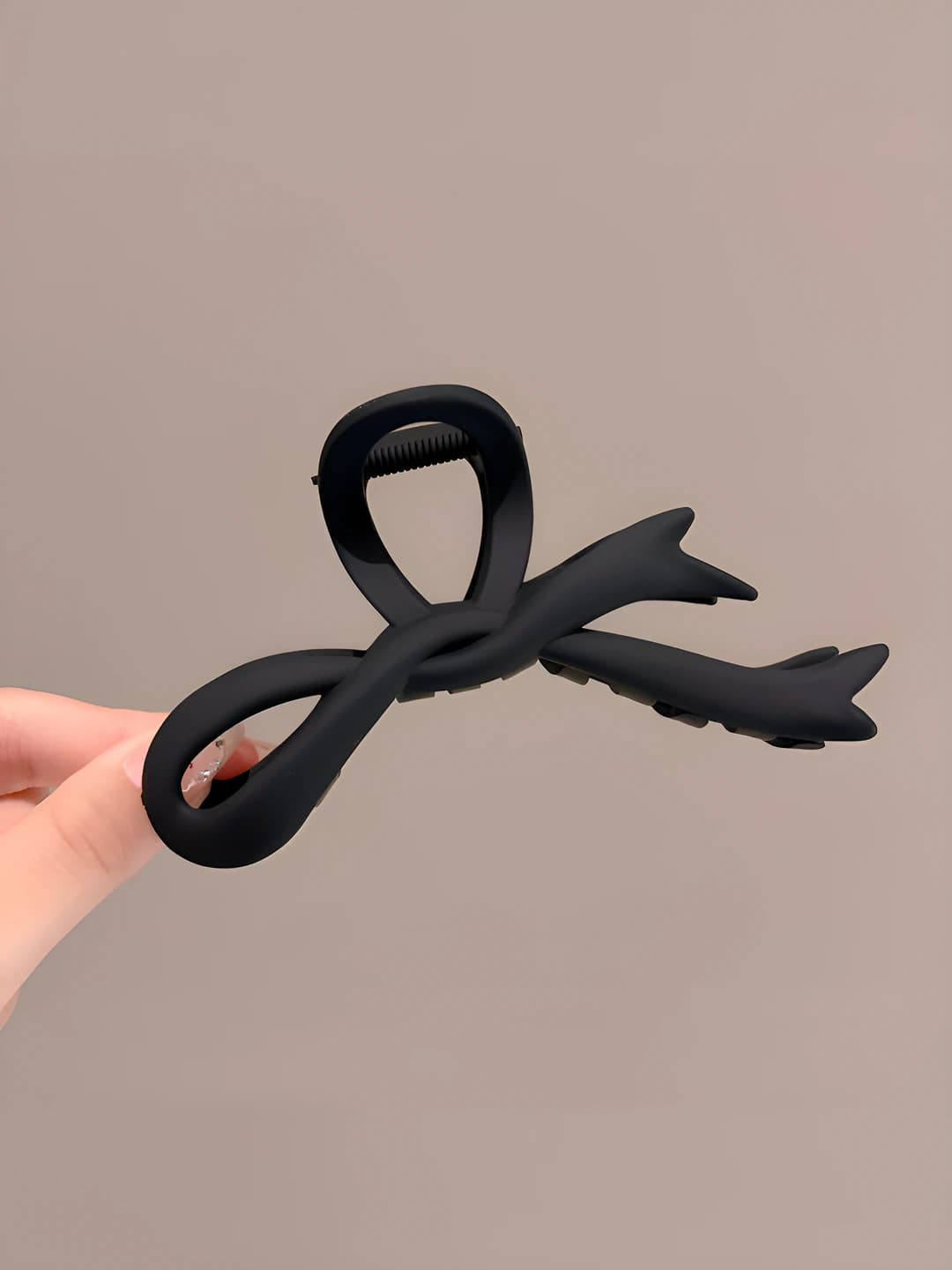 5# Mat qora tasma qisqich 11cm